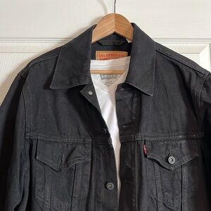 Levis Black Jean Jacket Men’s L